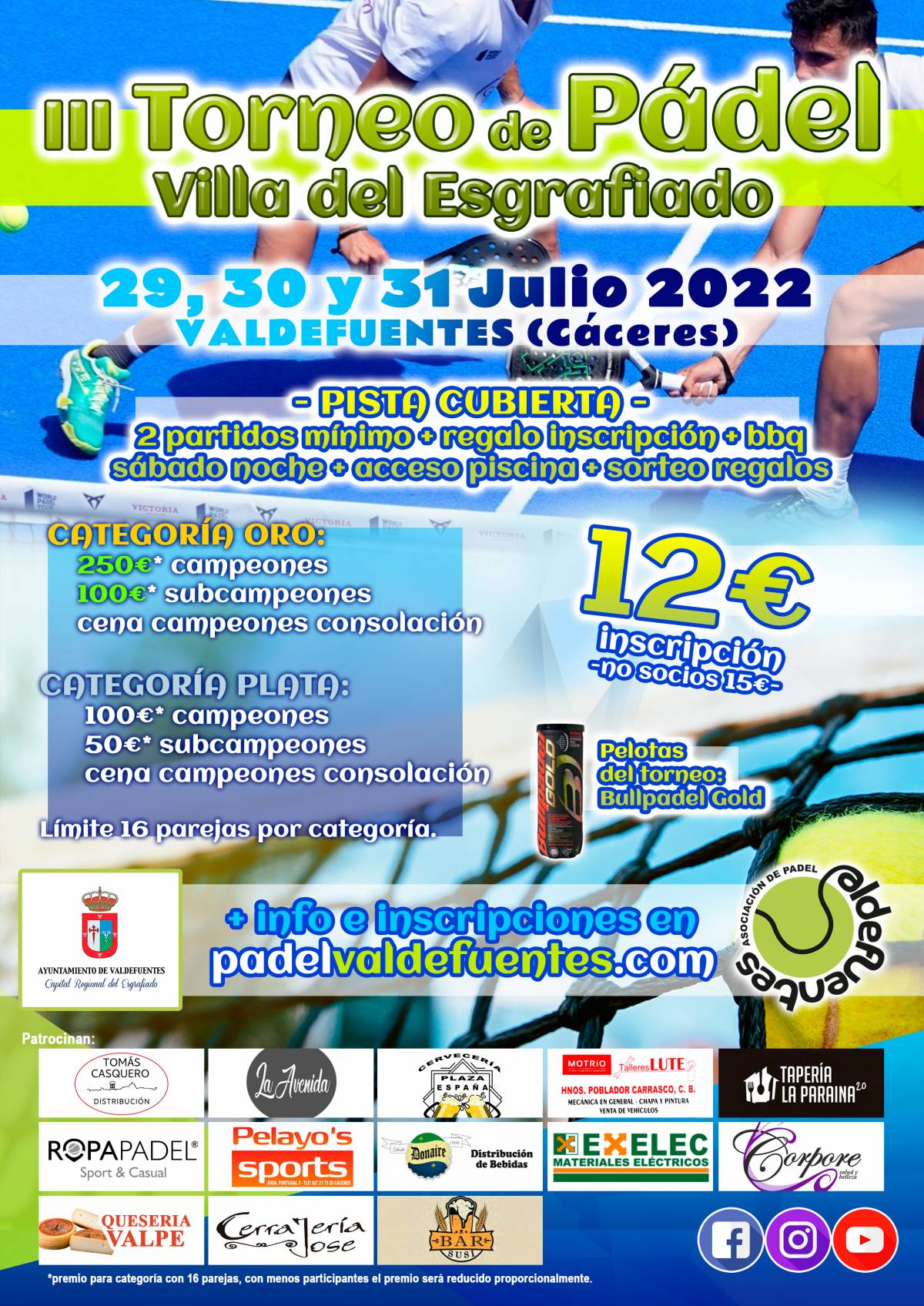 III Torneo de Pádel Villa del Esgrafiado