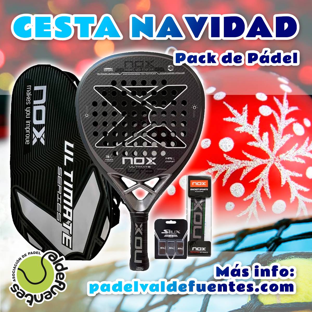 Sorteo Cesta Navideña - Pack Padel